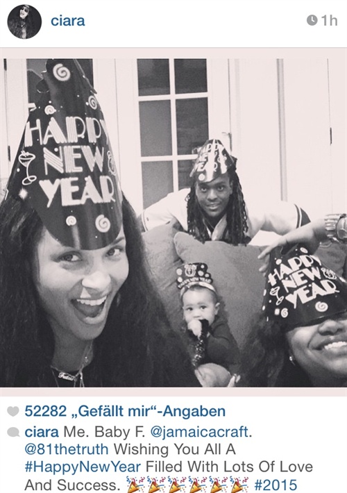 Ciara feiert mit Familie
Foto: Instagram