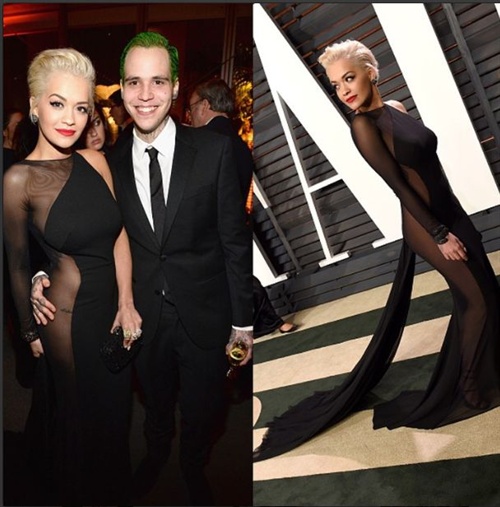 Rita Ora macht Heid iKlum in Donna Karan Konkurrenz. An ihrer Seite Freund Ricky Hilfiger