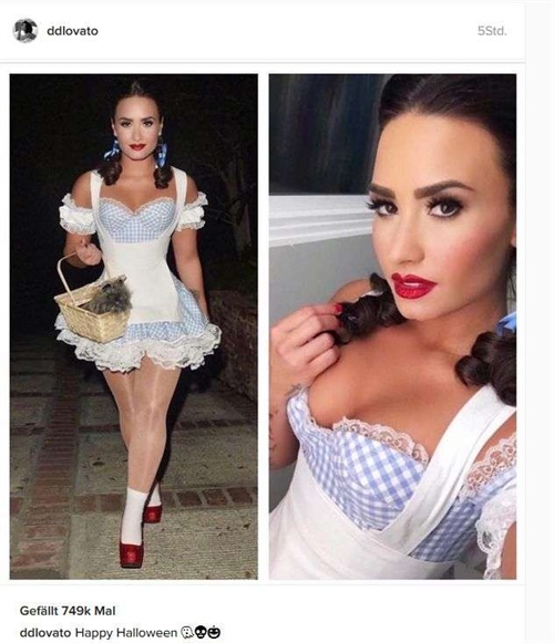 Demi Lovato feiert sexy Halloween