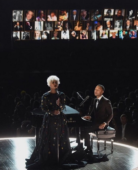 John Legend und Cynthia Erivo bei der Perfomance.