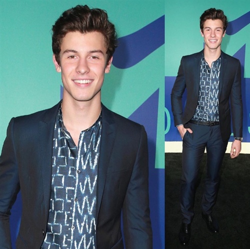 Shawn Mendes in Armani