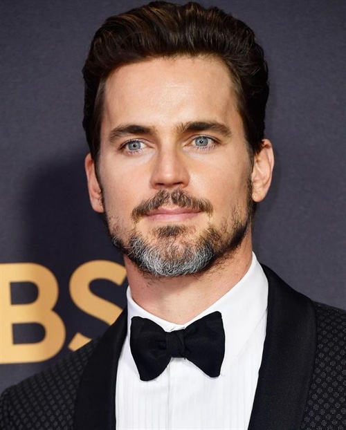 Matt Bomer sporting a salt and pepper beard