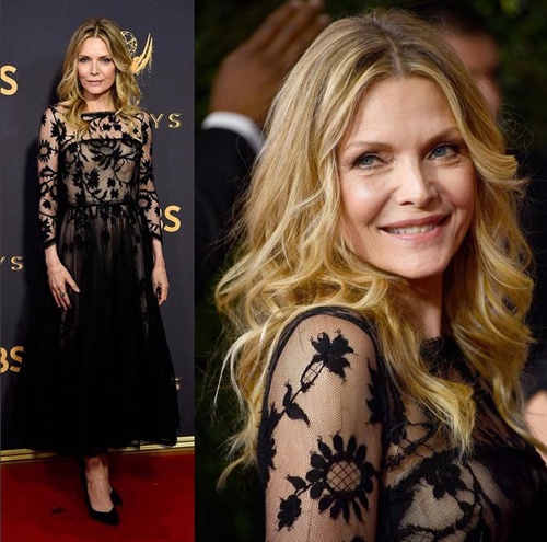 Michelle Pfeiffer in Oscar De La Renta