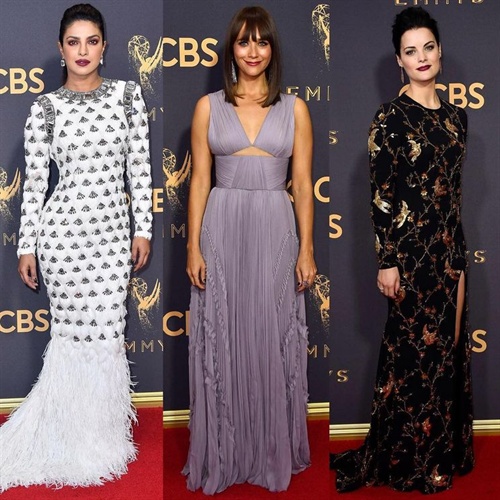 Priyanka Chopra, Rashida Jones and Jaimie Alexander all looked stunning at the Emmys!