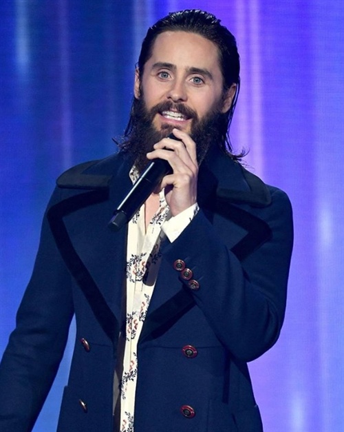 Jared Leto got caught up in BTS-mania tonight at the AMAs