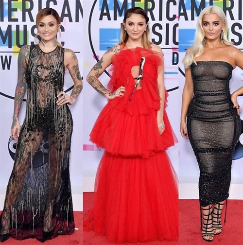 Kehlani in Amen, Julia Michaels in Phuong My and Bebe Rexha in August Getty