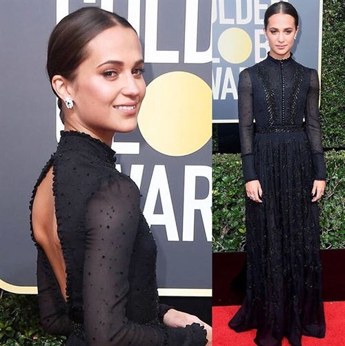 Alicia Vikander in Louis Vuitton