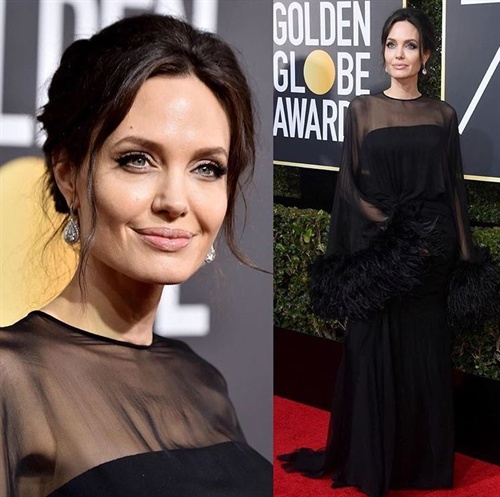 Angelina Jolie at Golden Globes