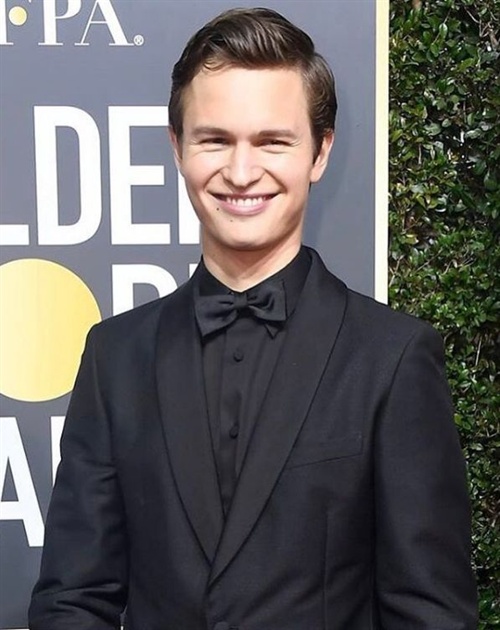 Ansel Elgort in Prada