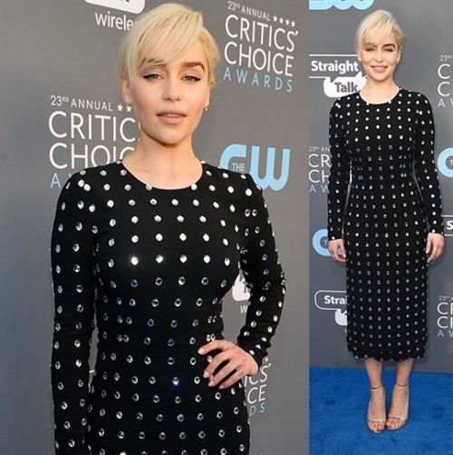 Emilia Clarke in Dolce Gabbana