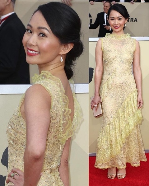 Hong Chau in Rodarte