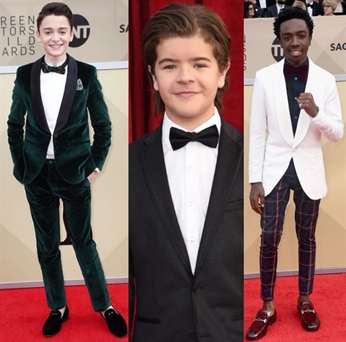 Noah Schnapp, GatenMatarazzo and Caleb McLaughlin