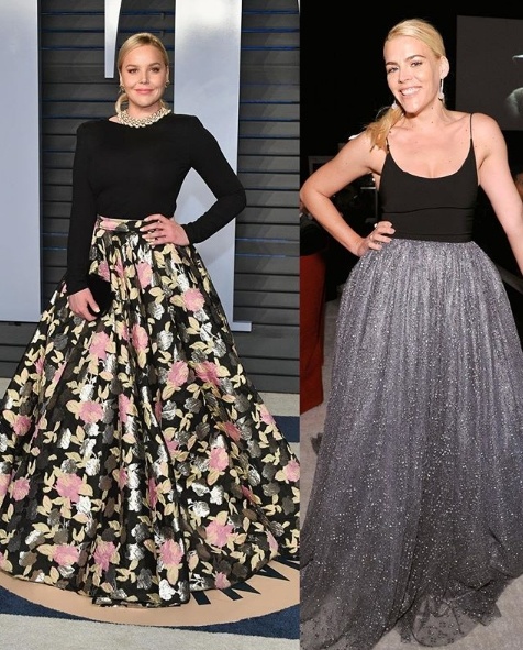 Abbie Cornish makes an outfit change, slipping into a Christian Siriano creation.