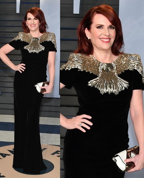 Megan Mullally in Alexander McQueen