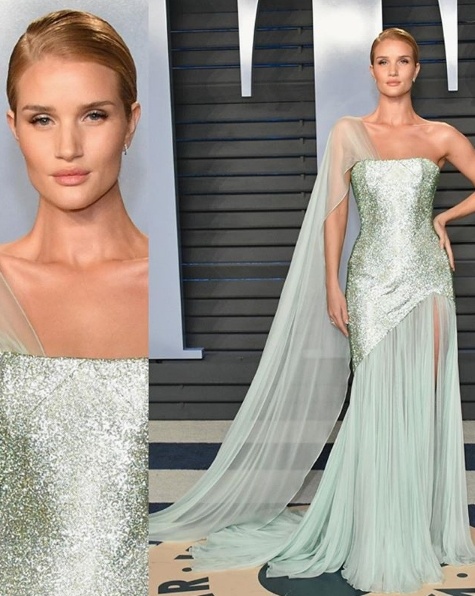 Rosie Huntington Whiteley in Ralph And Russo