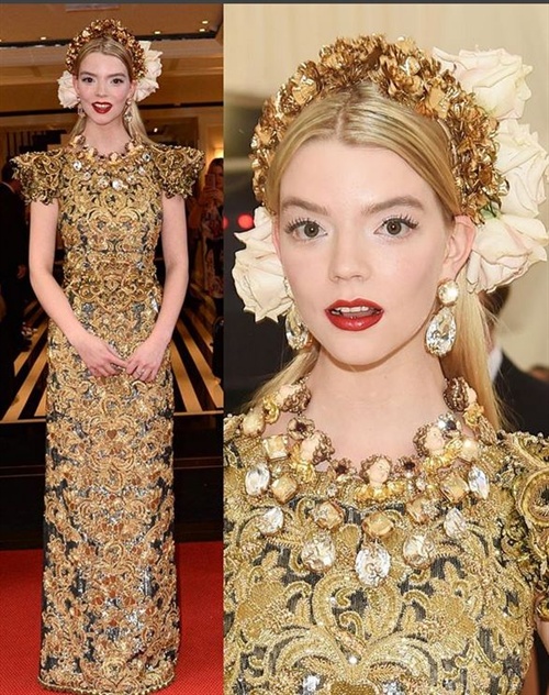 Anya Taylor Joy in Dolce Gabbana