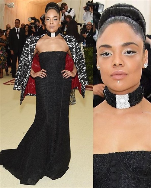 Tessa Thompson in Thom Browne