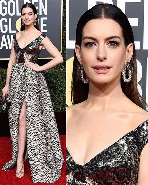 Anne Hathaway in Elie Saab