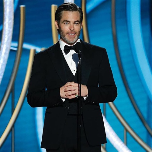 Chris Pine in Ralph Lauren